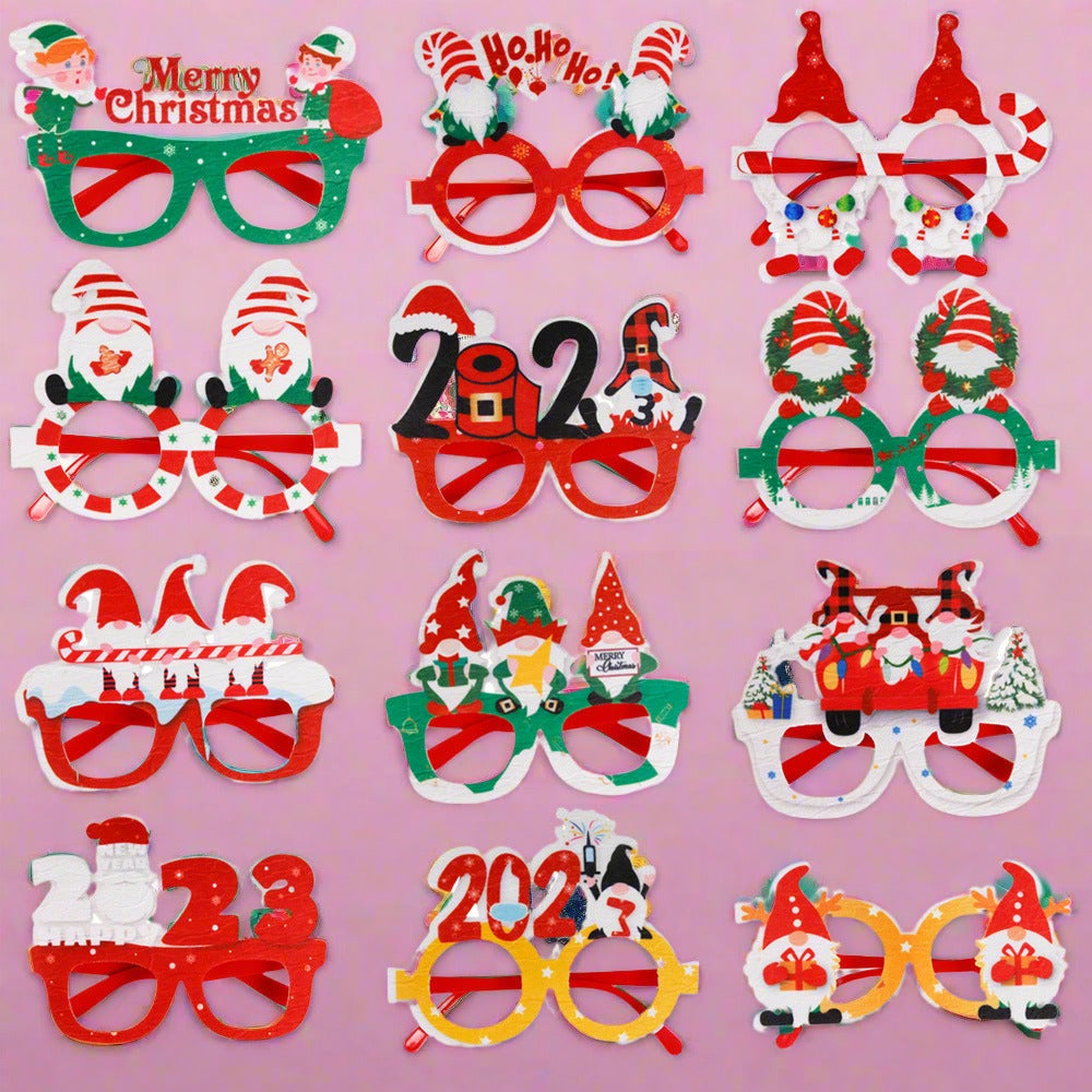 Children's Christmas Plastic Glasses