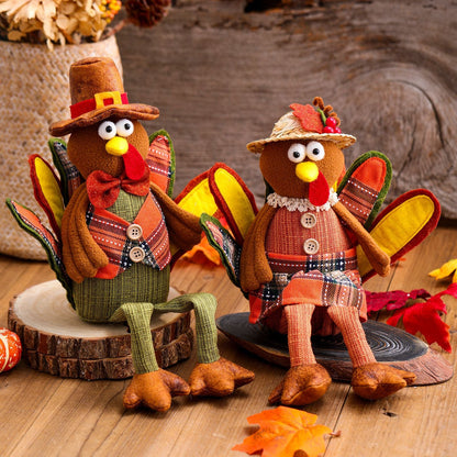 Thanksgiving Decorative Turkey Ornaments