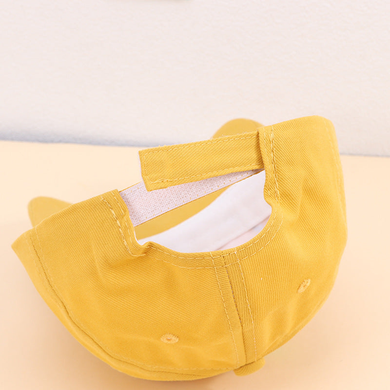 Cotton Kids Embroidered Cartoon Baseball Cap