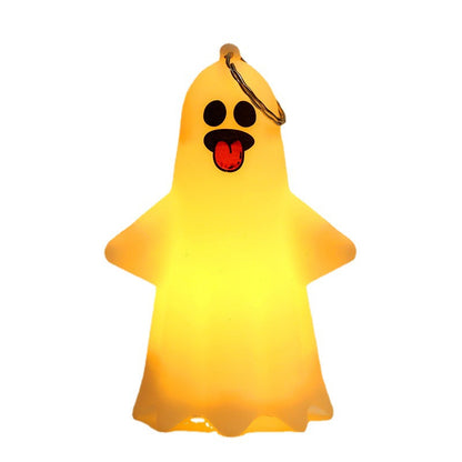 Halloween LED Ghost Decoration Plastic Ornaments