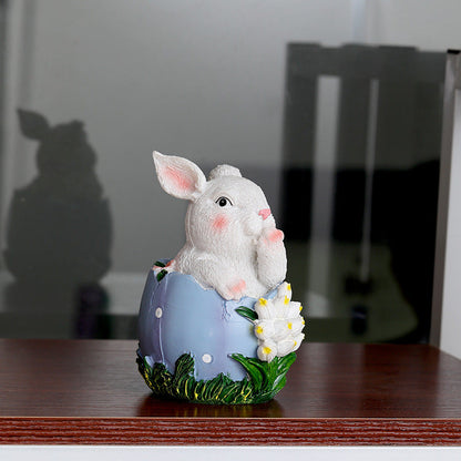 Easter Cute Rabbit Resin Ornaments