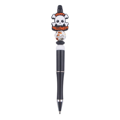 Beaded Pens DIY Handmade Cartoon Halloween Silicone Teether