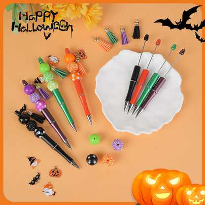 Halloween Tassel Handmade Metal Bead Pen Ballpoint Pen