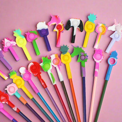 Silicone Pressure Relief Pinch Finger Toy Pen Cap Cover