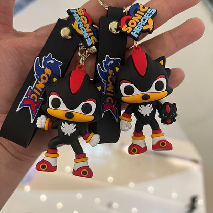 Cartoon Cute PVC Silicone Keychains Creative Keychain