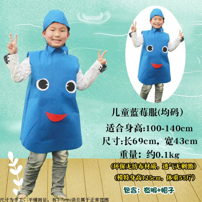 Children's Fruit and Vegetable Costume Environmental-Friendly