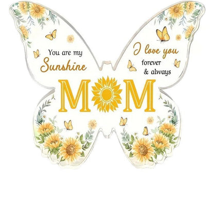 Transparent Acrylic Butterfly Ornaments for Family Birthday Gifts