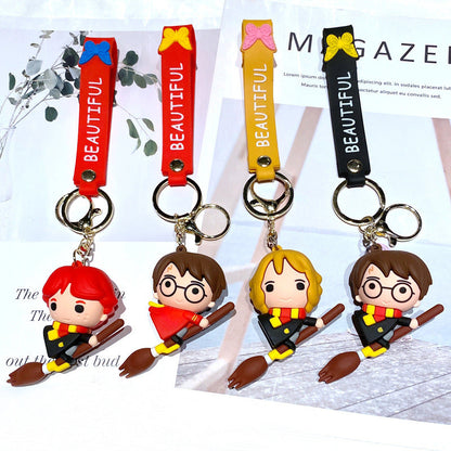 Cartoon PVC Soft Keychains Silicone Creative Keychain