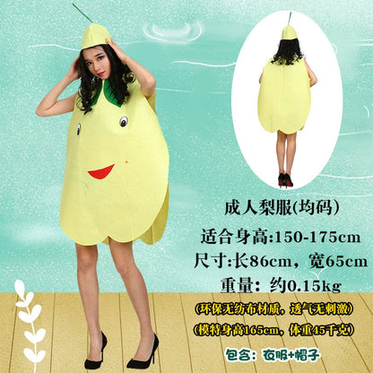 Children's Fruit and Vegetable Costume Environmental-Friendly