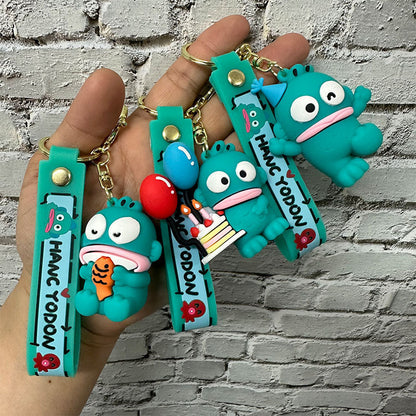 Cartoon PVC Silicone Keychains Creative Keychain