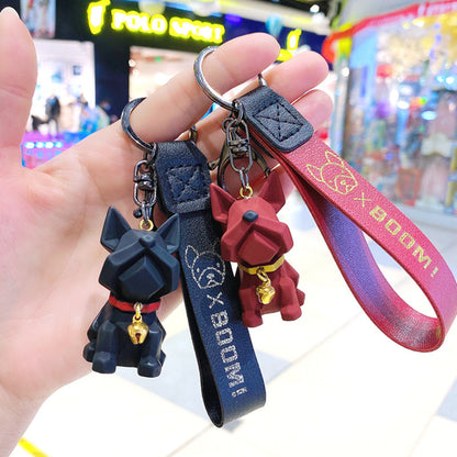 Cute Puppy Keychain Bag Ornaments Creative Keychain