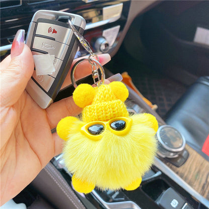 Fur Ball Doll Keychain