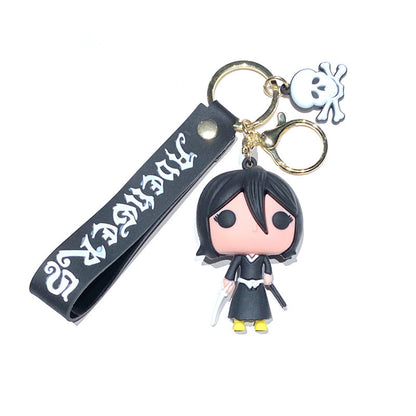 Cartoon Anime PVC Soft Keychain Creative Keychain