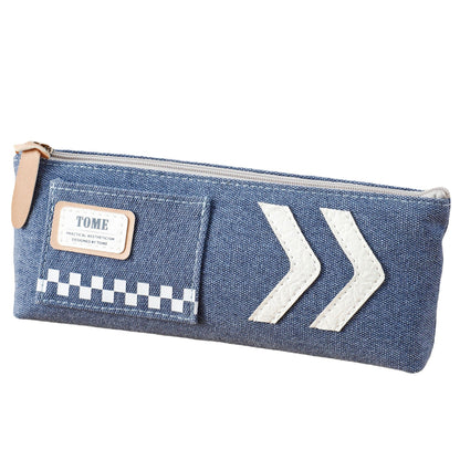 High-capacity Zipper Canvas Pencil Case