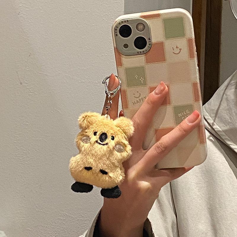 Cute Koala Plush Doll Keychain