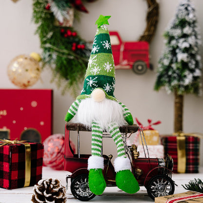 Christmas Decorations Faceless Doll Forest Old Man Snowflake