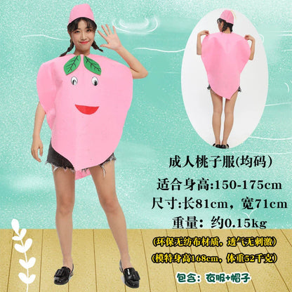 Children's Fruit and Vegetable Costume Environmental-Friendly