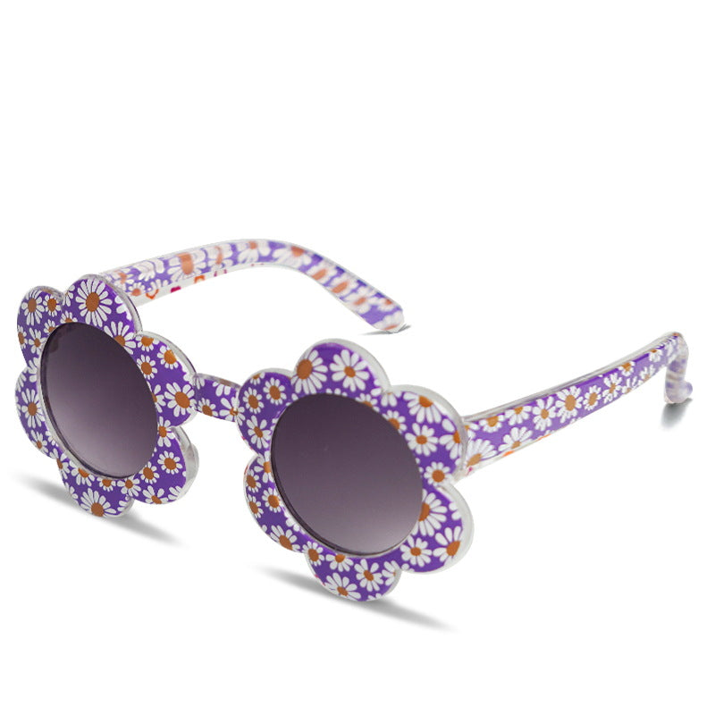 Multi-color Fashionable Children's Sunflower Sunglasses