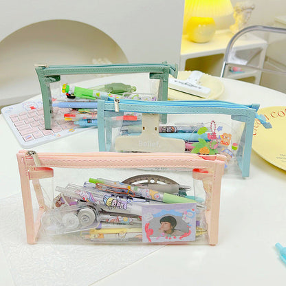PU Transparent Pencil Case