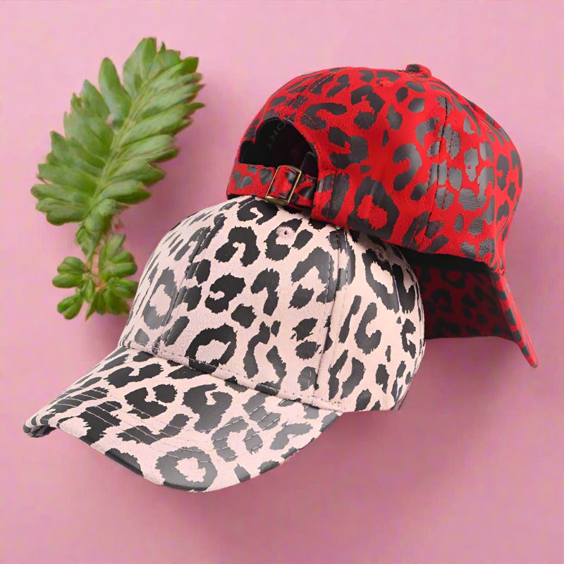 Cotton Leopard Print Children's Baseball Cap