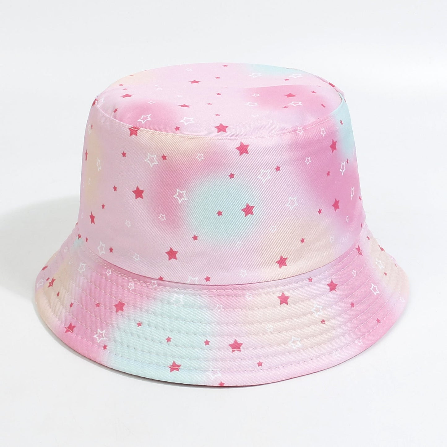 Cotton Polyester Cartoon Rainbow Kids Bucket Hat