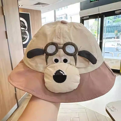 Baby Cute Puppy Sunshade Bucket Hat