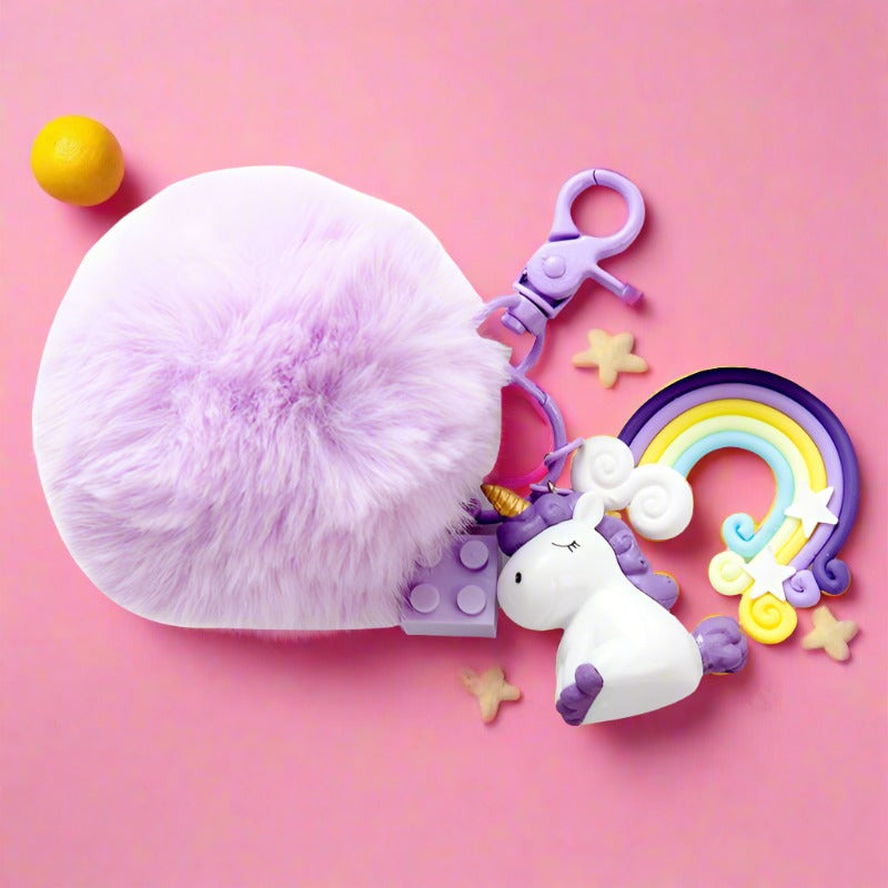 Fur Ball My Little Pony Resin Keychain