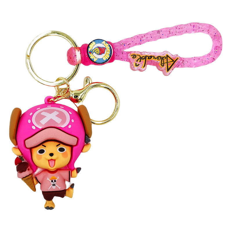 Cartoon Anime PVC Soft Keychain Creative Keychain
