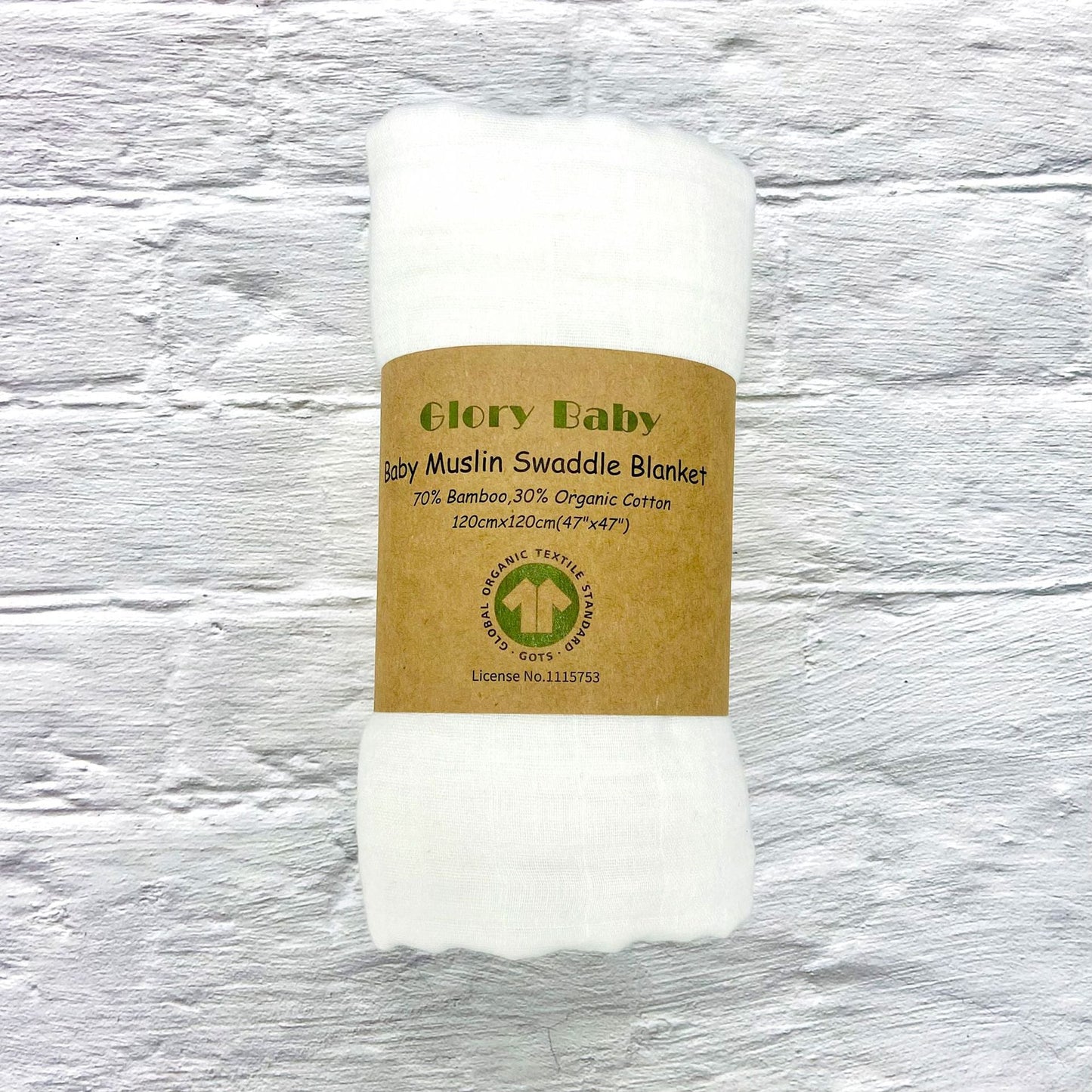Double Bamboo Cotton Newborn Solid Color Gauze Blanket