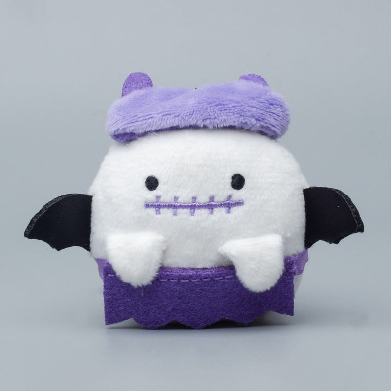 Halloween Pumpkin Spooky Plush Doll Keychain