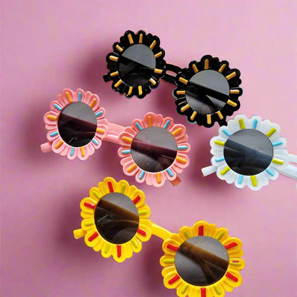 UV Protection Children's PC Cartoon Sunflower Glasses