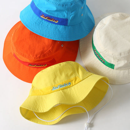Cotton Bright Color Bucket Hat