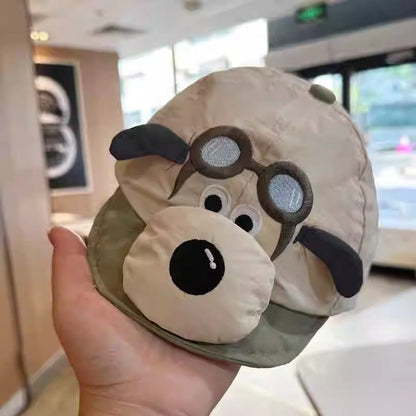 Baby Cute Puppy Sunshade Bucket Hat