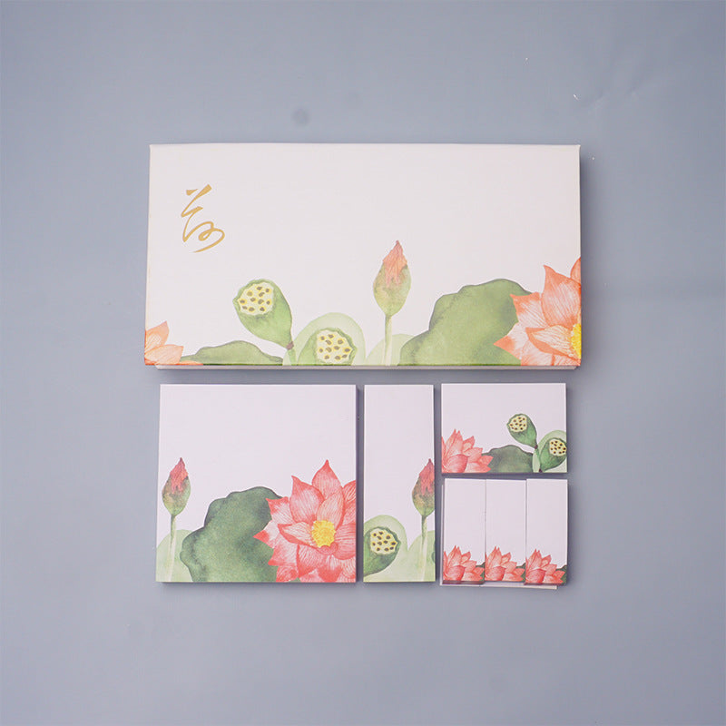Boxed Chinese Style Paper Sticky Notes