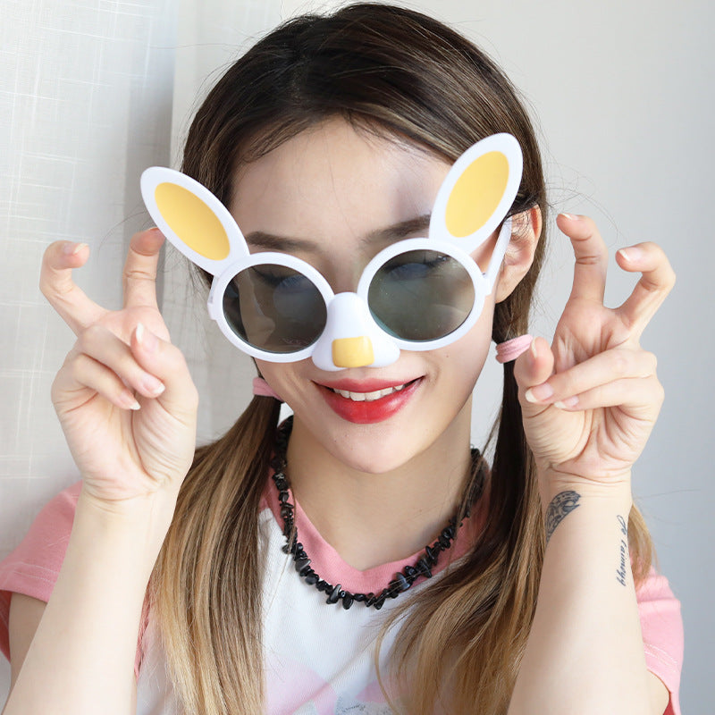 Wholesale Easter ABS Chicken Eggshell Rabbit Easter Egg Children's Adult Party Glasses