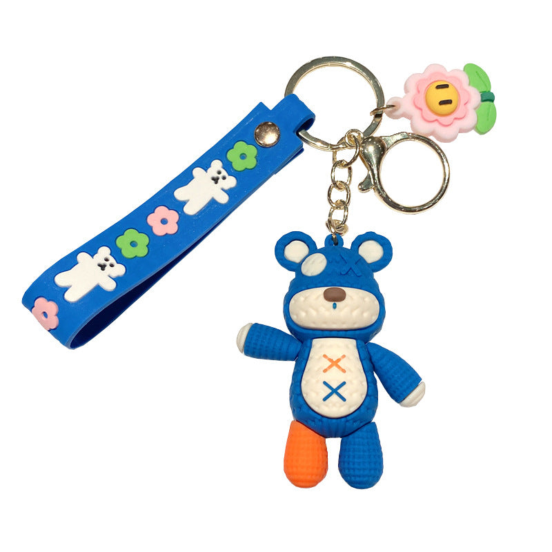 Cartoon Woolen Bear Cute Keychain