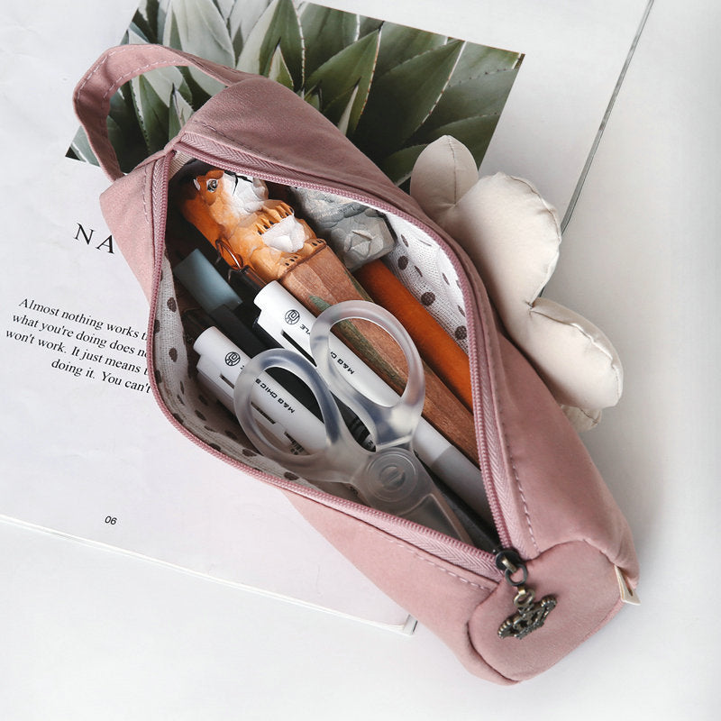 Flower Canvas Pencil Case