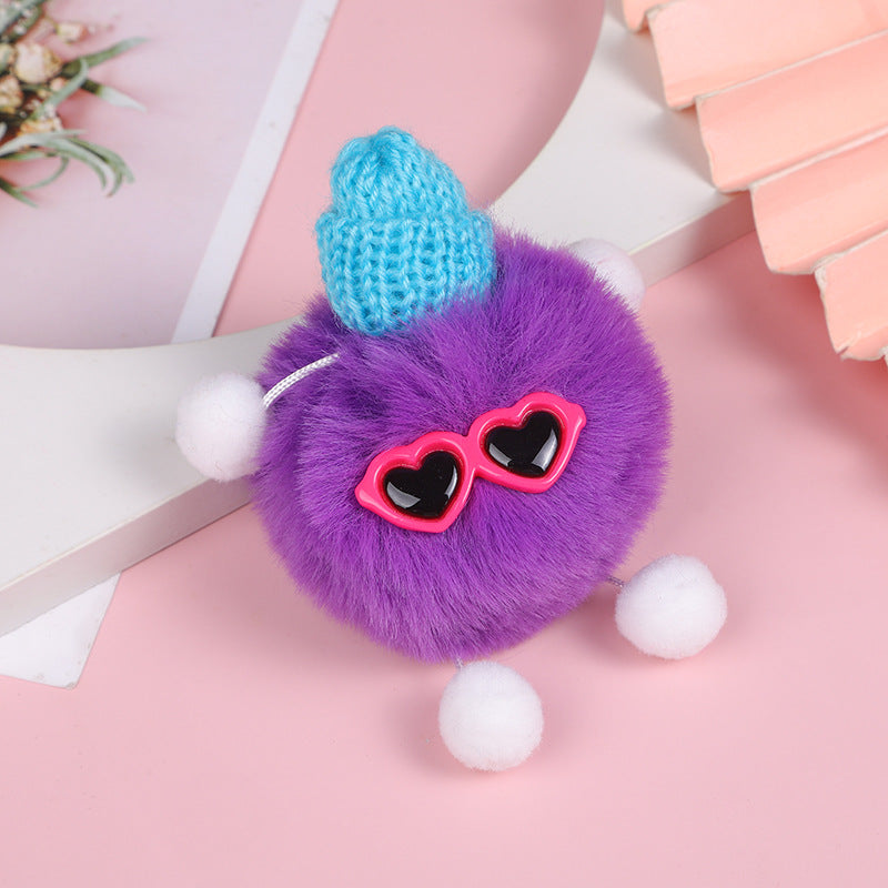 Hair Ball Elf Keychain