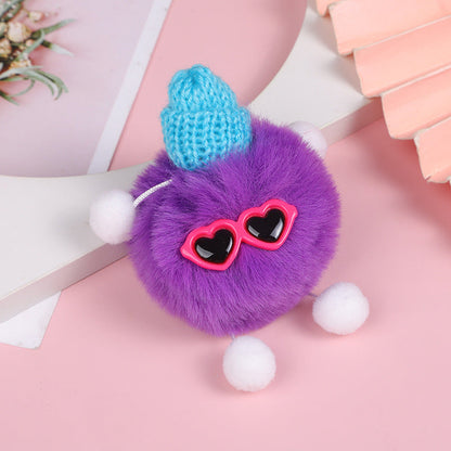 Hair Ball Elf Keychain