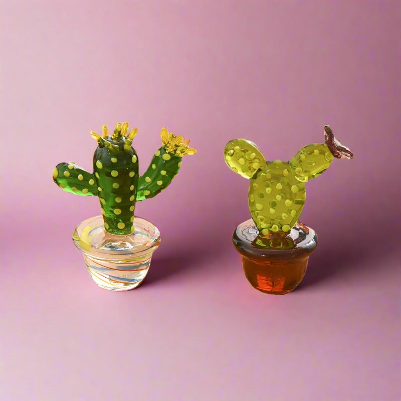 Cactus Potted Glaze Ornaments