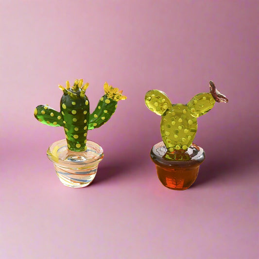 Cactus Potted Glaze Ornaments