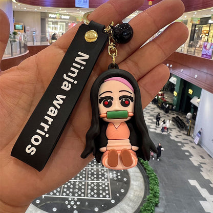 Cartoon PVC Silicone Creative Keychain