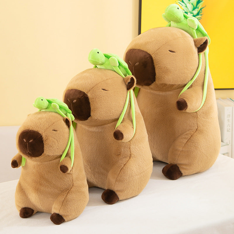 Wholesale Kapibala Backpack Puffer Plush Doll