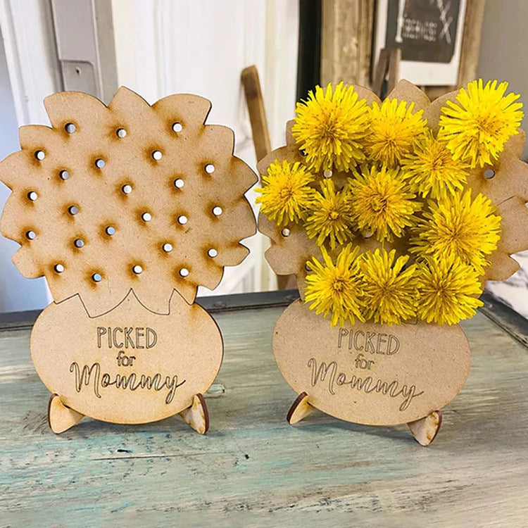 Mother's Day Wooden Flower Brackets