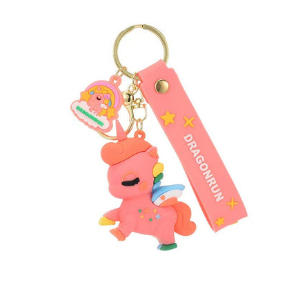 Cartoon Cute Unicorn PVC Keychain Cute Keychain