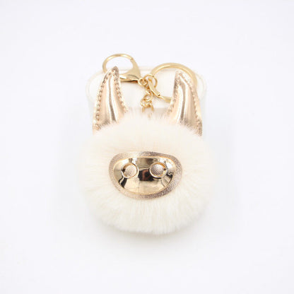 Shiny Cute Pig Plush Ball Bag Accessories Pendant