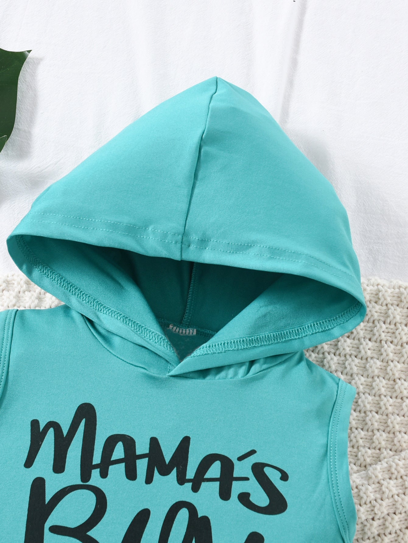 Boys Printed Letters Mamas Boy Suit Hoodie Baby Clothes