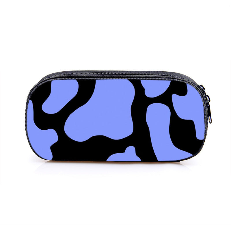 Cow Pattern Series Simple Polyester Pencil Case
