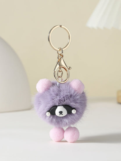 Cartoon Cute Plush Bear Keychain