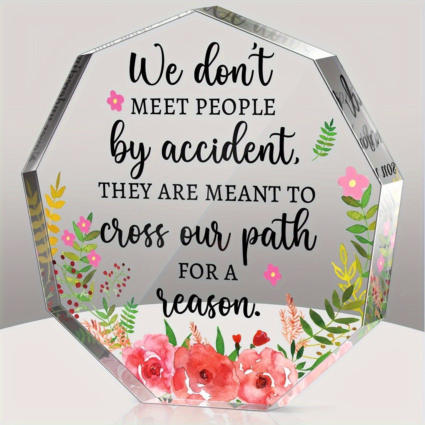 Mother's Day Polygonal Acrylic Ornaments